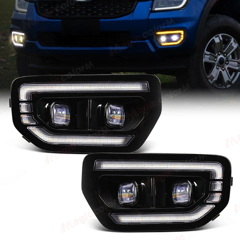 LED DRL Turn Signal for Ford Ranger 2022-2024 Car Interior Accessory OEM