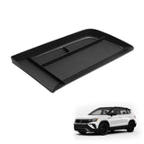 Dashboard Storage Box ABS for Volkswagen Taos 2022-2024 Car Display Screen Rear Tray Organizer Accessories Tidying Black