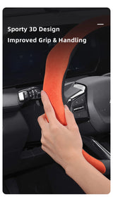 Chevrolet Premium Suede Snap-On Steering Wheel Cover