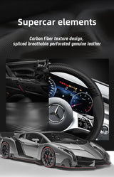 Carbon Fiber Wheel Cover for Mercedes W205 Car Interior Accessory Hocasen