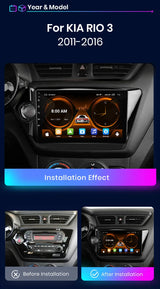 9-Inch Touchscreen Android Head Unit for Kia Rio 2011–2016 Android Head Unit JIUYIN