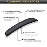 Smoked LED Side Marker Lights For Dodge Charger 15-22 Car Interior Accessory iJDM