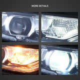 Dual Beam LED Projector Headlights for Camaro 20-24 Car Interior Accessory Vland