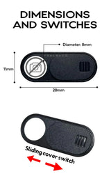 Privacy Protector Camera Cover for Tesla Model 3 and Y Center Console Accessories