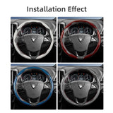 Segmented Steering Wheel Cover for Proton Saga X50 Car Interior Accessory Hocasen