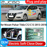 Electric Soft Close Door Kit for Nissan Pulsar Tiida 2013–2018 Car Interior Accessory ZJCGO