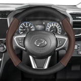 Breathable Carbon Fiber Steering Cover for Perodua
