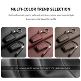 Genuine Leather Car Key Case Cover For Toyota Auris Verso Yaris Scion Aygo Corolla Reiz Avensis Rav4 Levin Camry Leather Car
