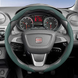 Breathable Leather Steering Wheel Cover for Seat Ibiza, Arona, Leon