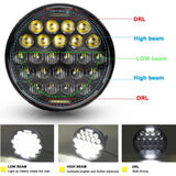 Latest 5.75 Inch Motorcycle LED Headlight for Harley Dyna Softail Sportster 883 XL883 FXCW 5 3/4 inch led motorbike headlamp