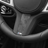 For New BMW Series Fit for G Chassis Steering Wheel Trim Sticker Anti Scratch Made of Alcantara Car Interior Tuning Accessori