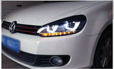 Dual Beam Projector Headlights for VW Golf 6 Mk6 09-14