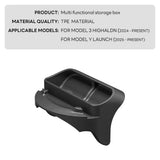 For New Tesla Model Y Launch Juniper 2025 Model 3+ Highland 2024 Steering Wheel Silicone SunGlasses Case Mobile Phone Holder