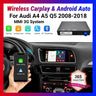 Wireless CarPlay and Android Auto Retrofit for Audi MMI 3G