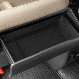 Co-pilot Drawer Storage Box for New Mitsubishi Delica Mini 2025 Silicone Car Tray Organizers Accessories Tidying Black Car In