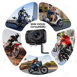 2K Dashcam Recorder for Motorcycle GPS Position