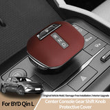 Leather Gear Shift Knob Cover for BYD Seal U 2025 Car Interior Accessory OEM