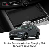 Volvo XC60 2026 Anti Dirt Pad Mobile Wireless Charging Silicone Black Car Interior Accessory SMABEE