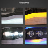 Black LED Headlights for Ram 1500 2009-2018 Car Interior Accessory Vland