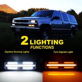Switchback LED Turn Signal Light for Chevy GMC 88-98 Car Interior Accessory iJDM