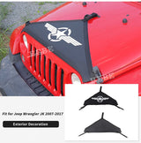 Canvas Bonnet Guard for Jeep Wrangler JK 2007-2017 Car Interior Accessory HEBE