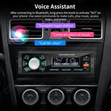 1 Din Bluetooth Car Radio MP3 Player with Remote Control Car Interior Accessory AKAMATE