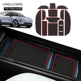 Noctilucent Cup Pads for Volvo EX30 Car Interior Accessory LINGLUYANG