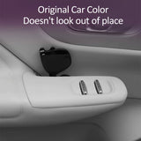 Leapmotor B10 Car Door Storage Box Silicone Pad Door Handle Protective Cover Window Lifting Panel Anti-slip Storage Pocket Ca