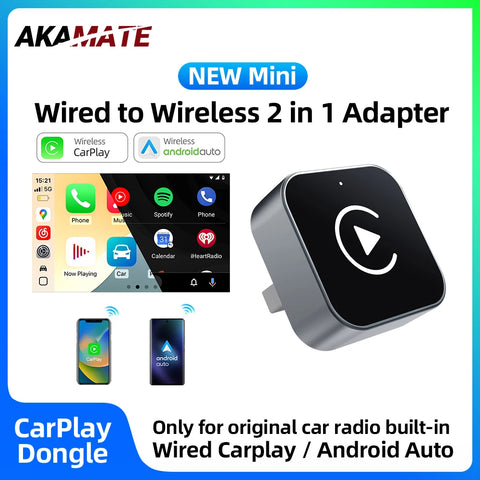 Mini Wireless CarPlay Adapter for VW Toyota Nissan CarPlay Adapter AKAMATE