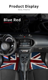 Luxury Leather Floor Mats for Smart 453 Fortwo (2 Pcs)