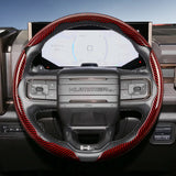 GMC Carbon Fiber Segmented Wheel Cover Silver