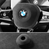 Top Suede For BMW 5er l5 G60 (2023-) X3 G45 (2025-) Steering Wheel Panel Cover Boot Car Premium Interior Accessories Style B