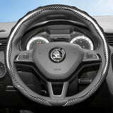 Steering Wheel Cover Carbon Fiber for Skoda Octavia