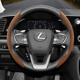 Lexus Anti-Slip Segmented Suede Steering Wheel Cover