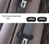 Universal Suede Seat Belt Buckle Pads for Car Trim