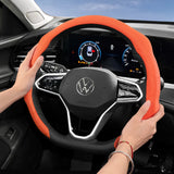 Premium Suede Steering Wheel Cover for VW Golf/Jetta Car Interior Accessory Hocasen