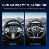 Carbon Fiber Texture Steering Wheel Cover for BMW Car Interior Accessory Hocasen