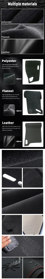 Premium Flannel Dashboard Cover for Chery Jetour T1 2024-2026 Dashboard Mat CATUSIKI