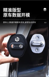 For Leapmotor B10 B01 C10 C01 C11 C16 T03 Car Silicone Door Lock Cover Anti Vibration Buffer Pad PROTECTIVE ACCESSORIES