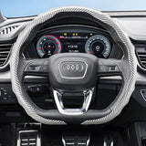 Wave Carbon Fiber Wheel Cover for Audi