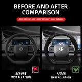 Suede Carbon Fiber Wheel Cover for Leapmotor Car Interior Accessory Hocasen