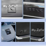Car Black ABS Front Logo Car Tail Badge Cover Decor Sticker Frame Garnish Exterior Decoration Sticker | Car Accessory My Zofi