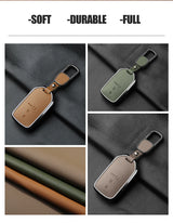 Metal and Leather Car Key Case Cover for Honda CRV and Civic Models Car Interior Accessory OEM