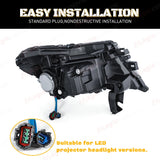 LED Headlights Turn Signal DRL for Navara 2014-2021 Car Interior Accessory MAGIC COLORM