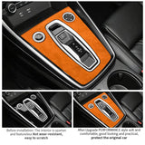 Premium Alcantara Car Center Console Gear Shift Panel Cover for Audi A3 S3 8Y (2020-) Car Interior Accessory OEM