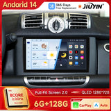 9-Inch Android Head Unit with Wireless CarPlay for Smart Fortwo Android Head Unit JIUYIN