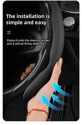 Breathable Leather Steering Wheel Cover for Cupra Models