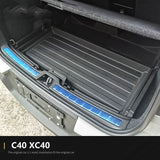 Waterproof Trunk Organizer for Volvo XC40 C40 Car Interior Accessory LINGLUYANG