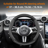 Suede Carbon Steering Wheel Cover for Mercedes
