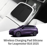 Leapmotor B10 2025 2026 Car Anti Dirt Pad Mobile Wireless Charging Anti-Slip Mats Interior Accessiories Silicone Anti Dirt Pa